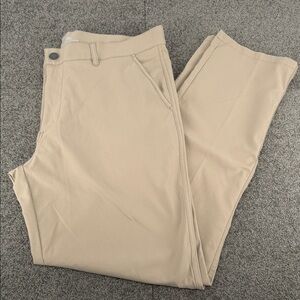 32 Degree Pants Mens 38 x 34 Tan Stretch Performance  Regular Fit Golf Casual